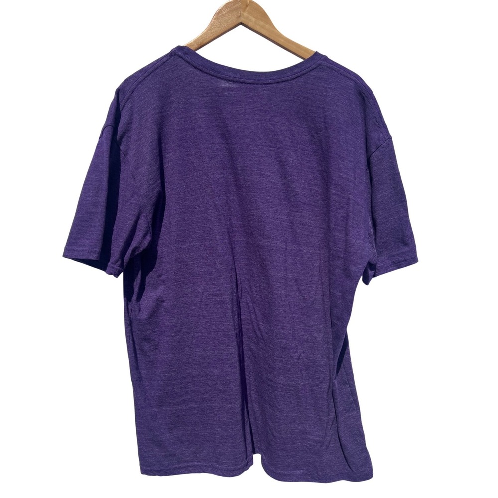 Minnesota State Mavericks T-Shirt Purple Heather Graphic Tee Mens XX Large - Picture 2 of 12